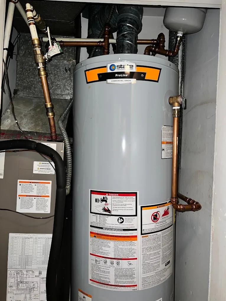 new water heater installation